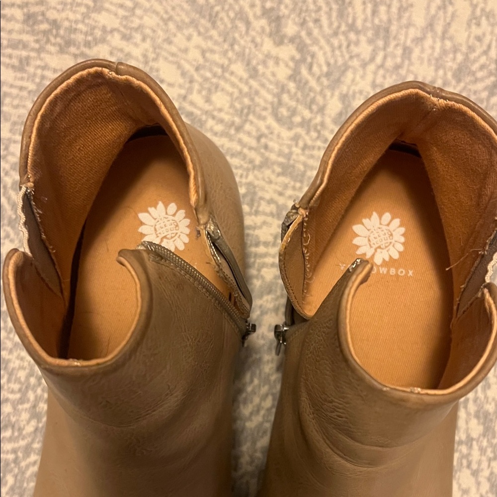 YellowBox Tan Ankle Boots - Picture 4 of 6